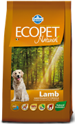 Сухой корм "Farmina ECOPET Natural", Ягненок, 12 кг (для взрослых собак)